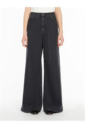Jeans ampio vega in denim nero 2515181061600007 MAX MARA WEEKEND | Jeans | 2515181061600007